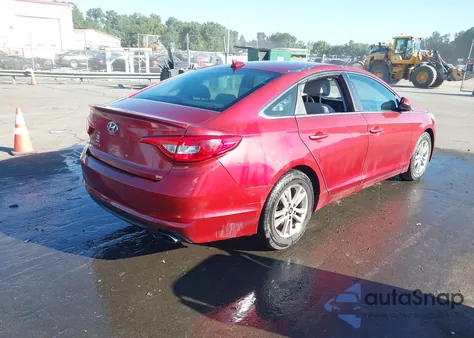 2016 Hyundai Sonata Se from USA, damaged, VIN 5NPE24AF1GH393952